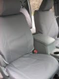 Durafit Seat Covers, Made to fit 2009-2014 Tacoma SR5 Front (Pair) Gray Automotive Velour Bucket Seats