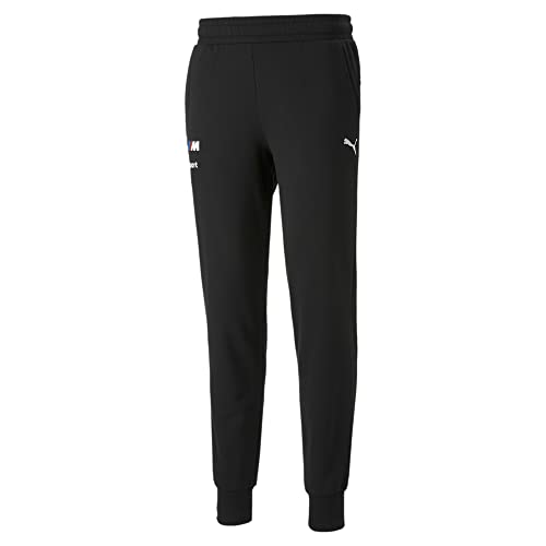 PUMA Men's Standard BMW M Motorsport Essentials Fleece Pants, Black, Medium