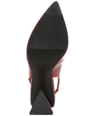 bar III Womens Arrica Patent Slingback Pumps Red 6.5 Medium (B,M)4