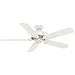 Casablanca Fan Company 55068 54" Panama Ceiling Fan with Wall Control, Large, Fresh White