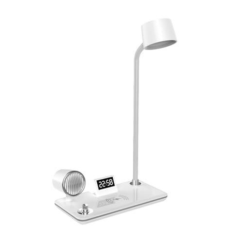 Lampe de table tactile avec réveil et enceinte Bluetooth, le cadeau idéal pour la chambre