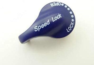 Ambertown Front Fork Speed Lock Cap Cover for SR SUNTOUR XCT Bike Bicycle Fork Parts Cycling SR Soutour Front Fork Replacement (Blue)