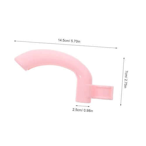 GRIRIW 10pcs Ergonomic Push Dustpan Handle Grip Sturdy Replacement for Dustpans Brooms Cleaning Tools Elegant Design Fits Rods for Home Office Use