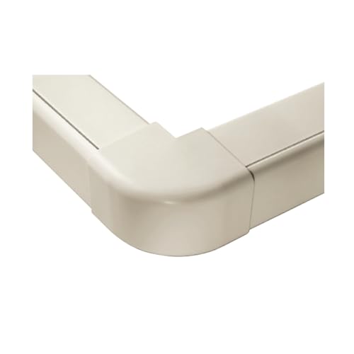 3S SuperSamaStore Raccordo Angolo Esterno per Canalina, Curva Canalina per Copertura Cavi Elettrici o Tubo Condensa Climatizzatore 25x25mm, 20 Pezzi