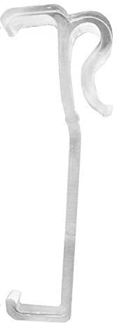 Amazing Drapery Hardware Valance Clips Horizontal (12 Pack) - 3.0 Inch Clear Valance Brackets For Blinds, Window Shades Replacement Blind Clips #TOP17