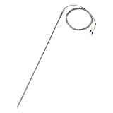 K Typ 1,5 m Metallabschirmungskabel 400 mm Sonde ummantelter Thermoelement-Temperatursensor Stück