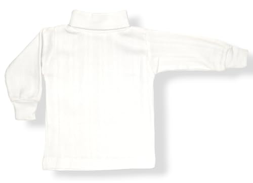 Image of Tangy Kids New Born Infant Baby Boys and Baby Girls Full Sleeves Turtle High Neck Skiwi in Plain Solid Color