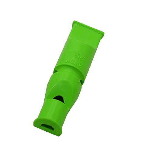 ACME Doppeltonpfeife No. 640 - Hundepfeife mit Pfiff und Triller - Frequenzstandardisierter Rückruf - Ideal für Jagdhunde (Neon-Grün)