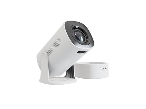 KIANO Visión Smart Proyector de tamaño de viaje – Mini proyector portátil HD con WiFi, Bluetooth, aplicaciones integradas y batería recargable