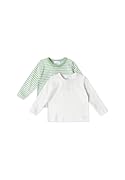Stellou & friends Langarmshirt 2er Set Unisex I Hochwertige Baby-Kleidung aus 100% Bio Baumwolle I Gr. 62-68 - Mint