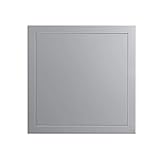 Access Panel, Duty Attic Hatch Cover, Crawl Space Floor Door, Metal Wall Hole Cover, Push Click-Magnetic Loft Hatch for Plumbing Electrical(Gray,45x45cm/18x18in)