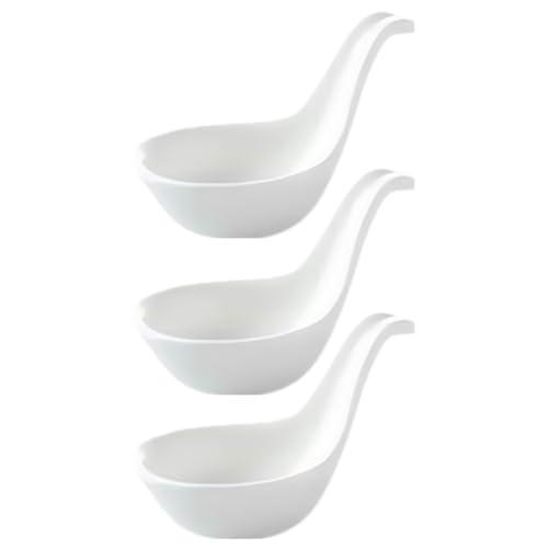 3 Stücke Keramik Schälchen Löffel Mini Saucenschälchen...