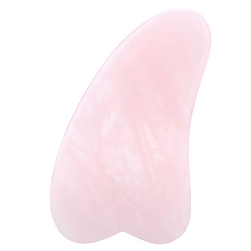 Aoaoy Ple Gua Sha Stone Amethyst 14 × 6 × 6 Rosa Cuarzo Spapping Plate de Guéris