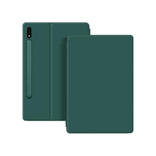 Protection Galaxy Tab S9 11 pouces X710 verte magnétique double face pour travailler en café