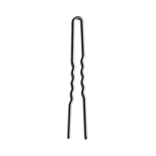 Day Rate Beauty Foundation Pins (3-Inch, Tube of 12) – U-Shaped French Hair Pins for Buns, Chignons & Updos – Nylon-Coated, Anti-Snag, Hair-Safe – Made in USA (Dove)