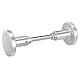 AwmnSrman Türknauf Türgriff mit Vierkant 8 mm Türknauf Drehbar Für Türstärke 38-50mm Silber