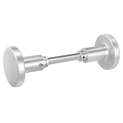 AwmnSrman Türknauf Türgriff mit Vierkant 8 mm Türknauf Drehbar Für Türstärke 38-50mm Silber