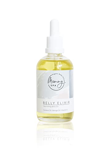Belly Elixir huile nourrissante grossesse pour le massage quotidien du ventre