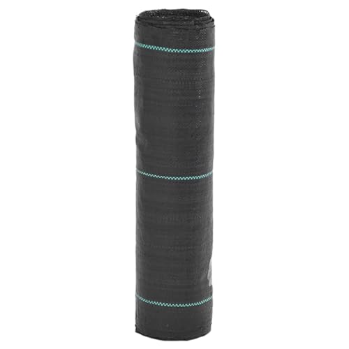 vidaXL Membrana para malezas PP Negra 0,5x10 m, Tela contra Malas Hierbas, Tela de Control de malezas, Tela de malezas, Telas para Malas Hierbas