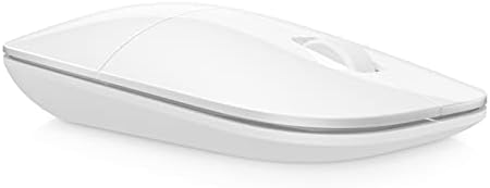 HP Z3700 White 2.4 GHz USB Slim Wireless Mouse with Blue LED1200 DPI Optical Sensor, Up to 16 Months Battery Life