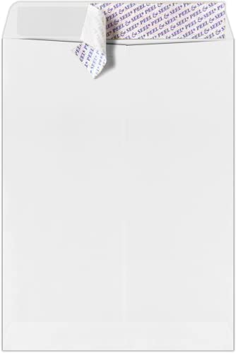 LUXPaper 9x12 Open End Envelopes, White, 28lb Text, 250 qty