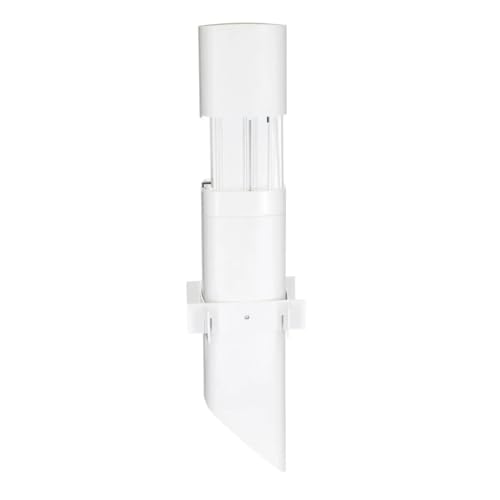TayMac Outdoor Comforts ParkPost 13-in. 1-Gang White Weatherproof in-use Power Post Enclosure PP55W, Outdoor Power Stake for Garden, Weatherproof Outlet Box, Outdoor Outlet Cover