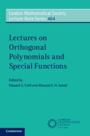 Buy Lectures on Orthogonal Polynomials and Special Functions — BookShops.in