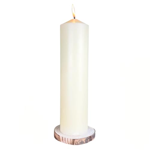 Extra Large 35cm 250 Hour Long Burn Church Pillar Candle ~ Cream Votive Candle