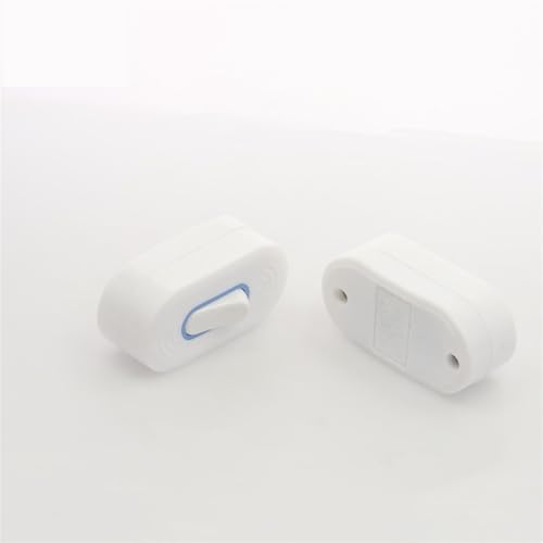 Interruptor de control de línea 6A interruptores de botón intermedio para lámparas LED pack de 2 3