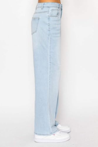 Wax Jean - Destructed Straight Jeans - 903814