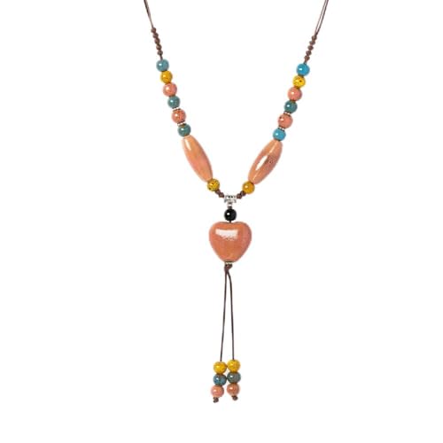 Collier en céramique fait main QXDZSW pour femme au style bohème unique