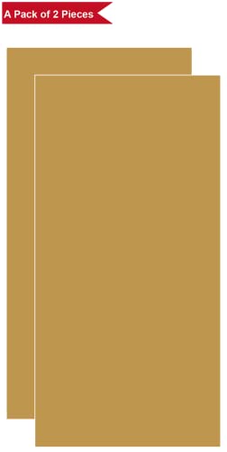 Gold Plastic Tablecloths 2 Pack Solid Disposable Table Covers 54 X 108 Inch Bridal Shower Party Tablecovers Peva Table Cloths For Bbq Picnic Birthday Wedding Banquet Parties 8 Ft Rectangle Table Use #TOP6