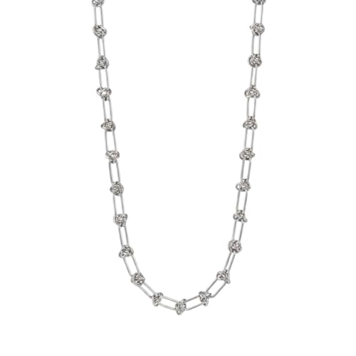 Image of THE MEN THING Chain for Men, Luxury Pure Titanium Steel Chain | Silver Stainless Steel Chain | Necklace Jewellery for Men & Boys