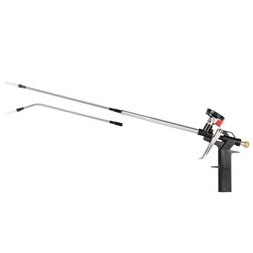 Image of No cleaning foam gun, can extend the tube to 35mm, black long tube can be reused (1)