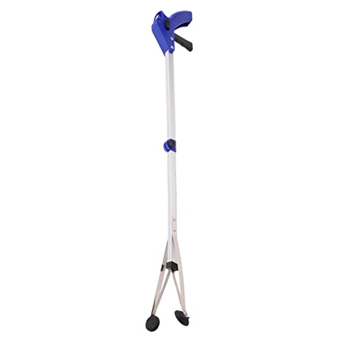 Foldable Garbage Picker, Grabber Reacher Tool, Rubber Suction Cup Aluminum Rod, Trash Grabber Litter Picking Tool (Aluminum Square Tube)