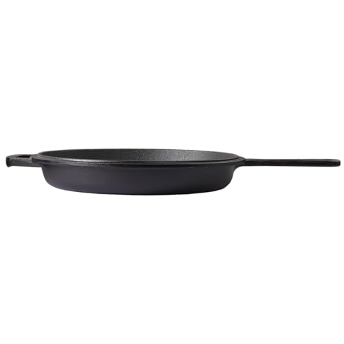 Image of Cast Iron Skillet (EXTRA DEEP) - 10.25 inch-Inch with Skillet Lid, Frying Pans + Silicone Handle Holder Covers - Oven Safe Cookware - Indoor /Outdoor Use - Use on any Stovetop, Grill, Induction Safe