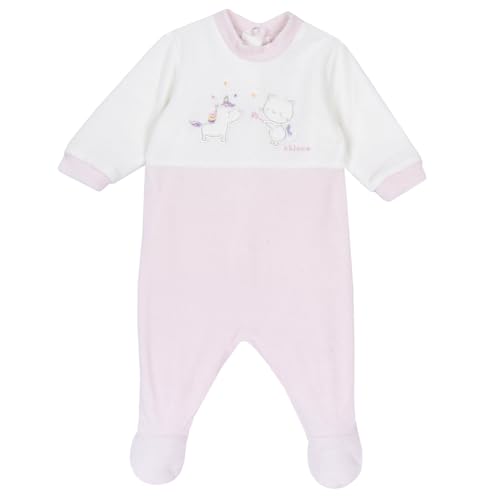 Chicco, Babystrampler Für Jungen Und Mädchen Aus Warmem Und Weichem Nicki, Mit Praktischer Knopföffnung, Ideal Für Den Winter, Babykleidung für 0-24 Monate, Designed in Italy