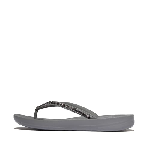 Image of FitFlop Iqushion Multi-Crystal Ergonomic Flip-Flops
