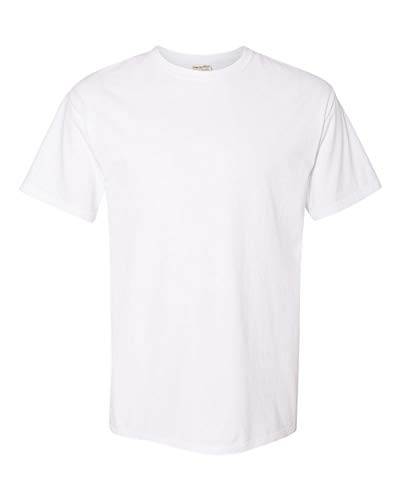 Hanes ComfortWash Garment-Dyed Youth White T-Shirt, Ultra-Soft Ring-Spun Cotton, Preshrunk, Tag-Free Comfort, Ribbed Collar4