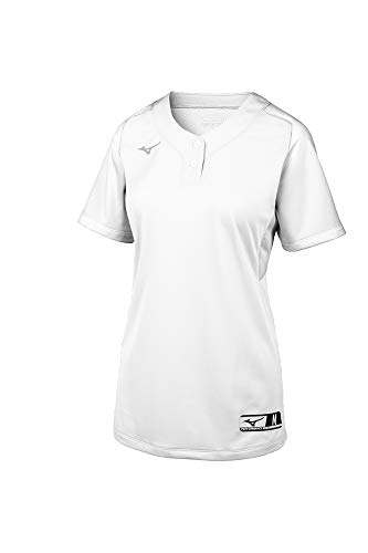 Image of Mizuno Aerolite 2-Button Fastpitch Fastpitch Softball Jersey