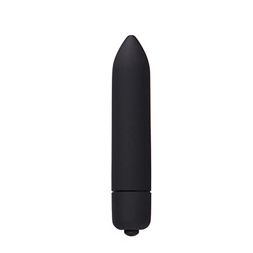 10 modos de bala de choque fuerte, juguetes de silicona suave para mujeres placer, ajuste de bala impermeable, tamaño mini de viaje, este para llevar (negro)
