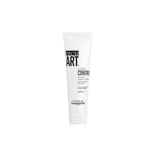 L'Oréal Professionnel, Gel-Crema Alisadora, Anti Frizz, Fijadora para Acabados Suaves y controlados, Flex Liss control, TecniART, 150ml