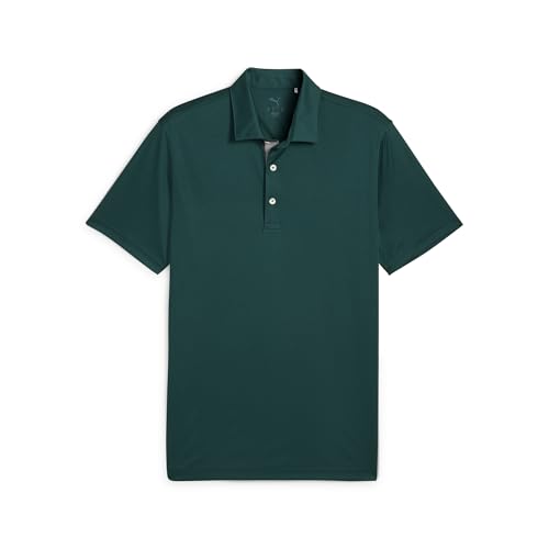 Puma Golf Pure 2.0 Polo Athlétique Homme Noir en Tissu Respirant