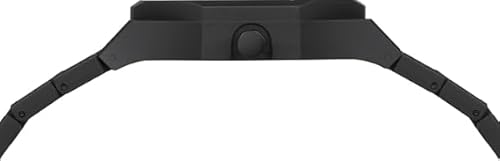 Men’s Carbon Watch (Black in Silver) | Minimalist Elegant Design – Lightweight Build | Perfect for Daily & Formal Wear | Watch Band Remover Gift