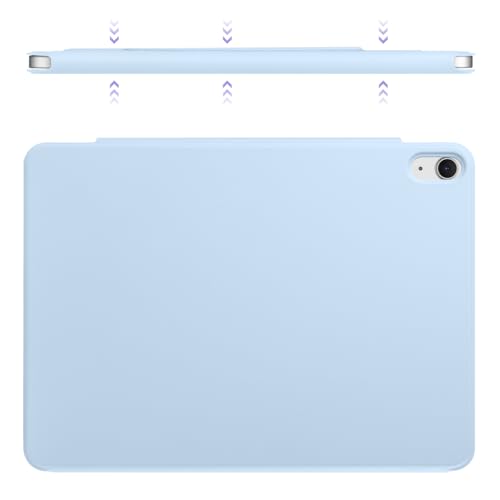 Coque iPad 11 11e génération 2025 antichoc support bleu pour tablette - 4
