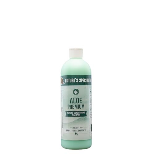 Image of Nature's Specialties Mixing Bottle and Dog Shampoo Concentrate Bundle, Easy to Read Measurements Mixing Bottle 32 oz, Aloe Premium Dog Shampoo Conditioner Concentrate 16 oz