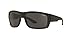 ARNETTE Men's An4221 Grifter Rectangular Sunglasses, Fuzzy Black/Dark Grey, 62 mm