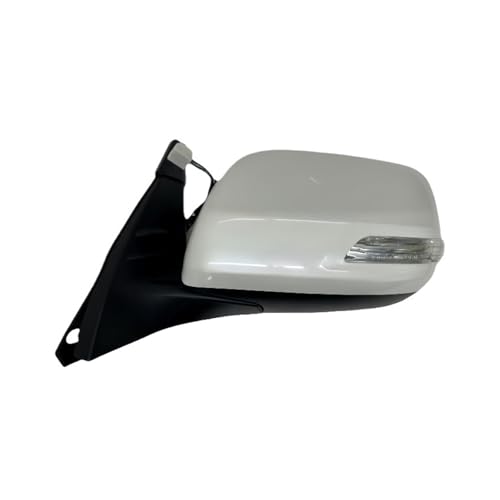 と互換性がある トヨタ ランドクルーザー プラド GRJ150 KDJ150 14~19 7ピンおよび9ピン 電動折りたたみ式 カメラなし 交換用サイドミラーアセンブリ(Style 5)