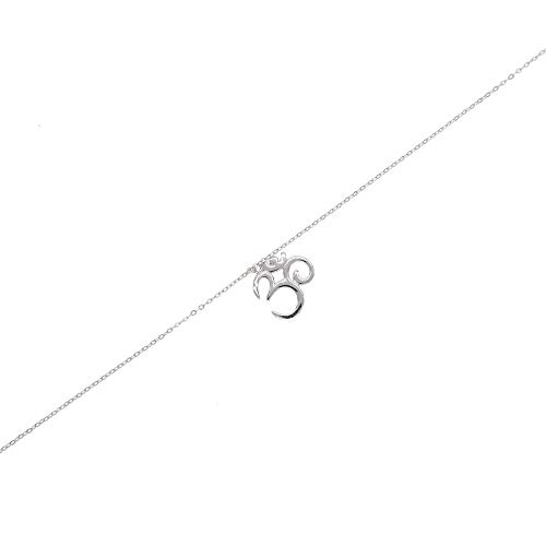 Collier femme yoga en argent sterling 925 idée cadeau symbole bien-être étincelant - 3
