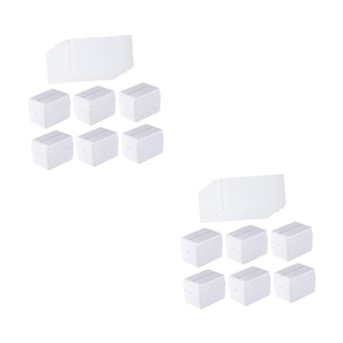 SUPVOX 2 Juegos Caja de Dinero Fiesta Hacer Pasteles tirando Dinero dispensador de Dinero para Pasteles Titular de la Torta de Dinero Accesorio de Bolsa de Dinero el plastico Blanco